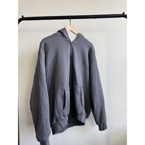 SIZE XXL Grey Yeezy Gap Zip Up Hoodie Sweatshirt ❤️✅ NEW YZY UNRELEASED